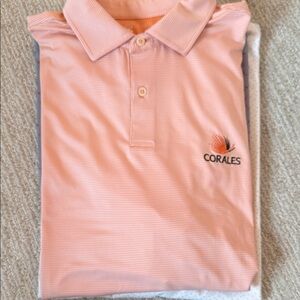 Mens Orange  Polo Shirt